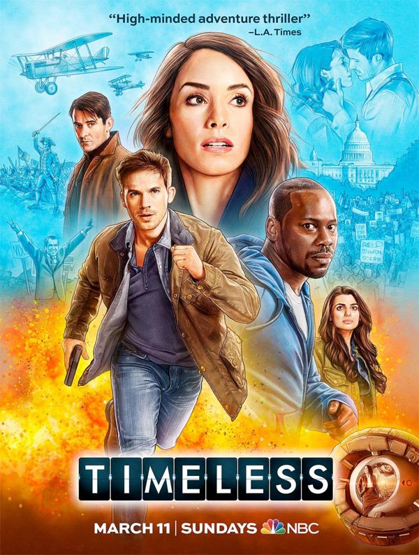 Timeless: la stagione 2 La seconda stagione di Timeless