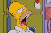 Homer sbava Homer sbava copiosamente