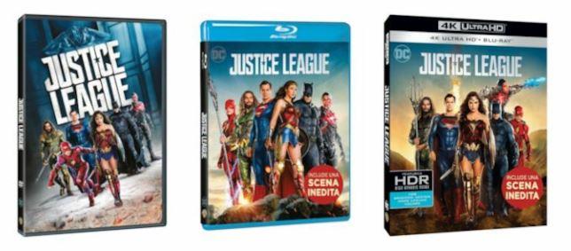 Justice League in Home Video Le edizioni italiane di Justice League