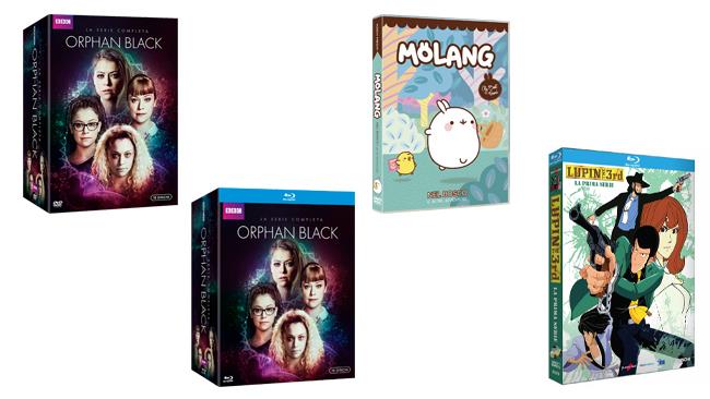 Orphan Black, Molang e Lupin III Orphan Black, Molang e Lupin III in Home Video