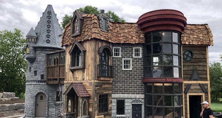 La casa dei giochi ispirata a Harry Potter Un'immagine della casa dei giochi di Harry Potter