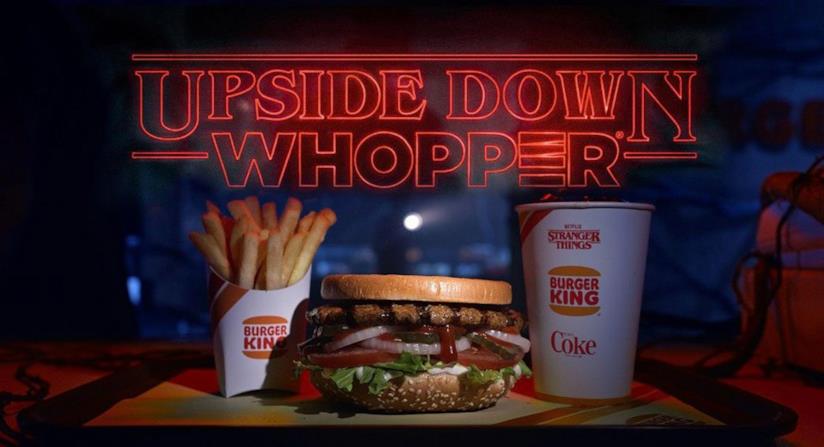 Burger King propone l'hamburger Upsidedown Il panino uspidedown di Burger King