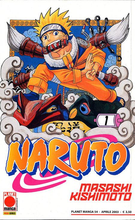 Primo volume del manga di successo di Kishimoto Primo volume di Naruto
