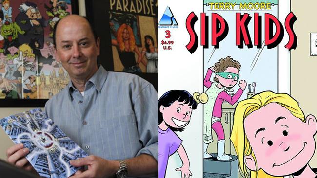 Terry Moore incontra i fan italiani a maggio Terry Moore, autore del fumetto SIP Kids