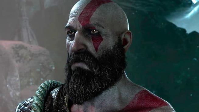 God of War, nuovi dettagli su durata e livelli di difficoltà Un primo piano di Kratos dal nuovo God of War