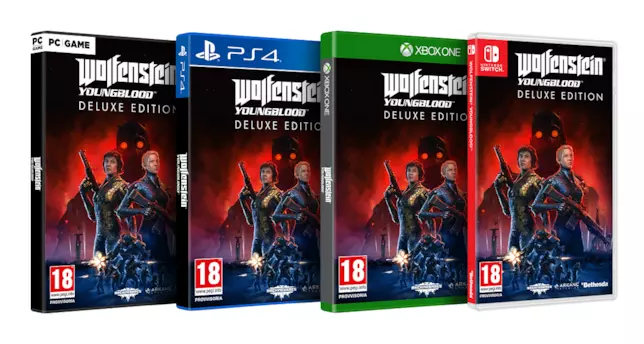 Wolfenstein Youngblood packaging Wolfenstein Youngblood gioco