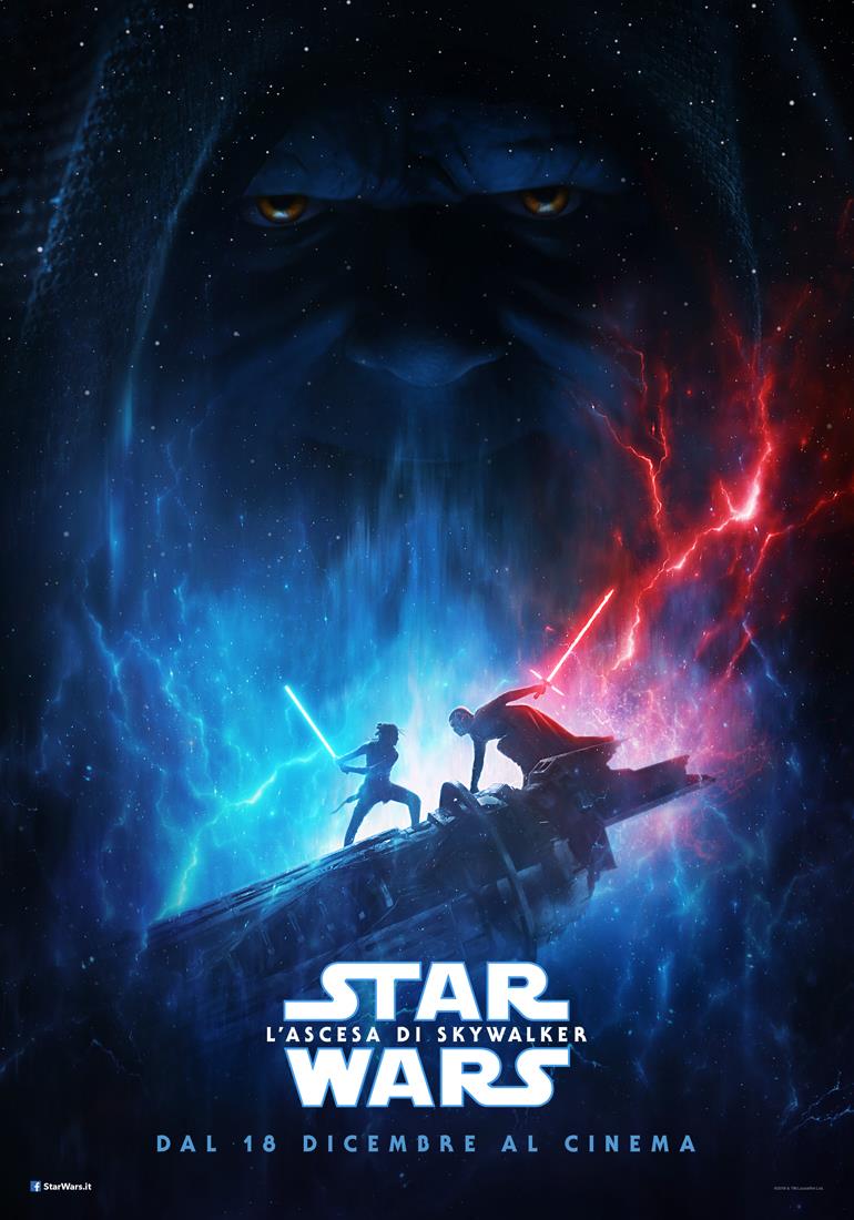 L'ascesa di Skywalker, il teaser poster dalla D23 Kylo Ren e Rey lottano nel poster di L'ascesa di Skywalker con Palpatine sullo sfondo