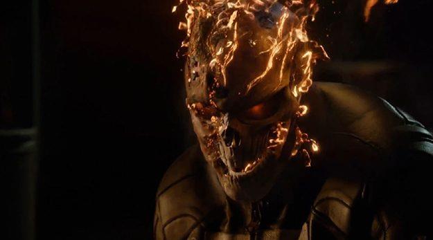 Ghost Rider in Marvel's Agents of S.H.I.E.L.D. Ghost Rider in una scena di Marvel's Agents of S.H.I.E.L.D.