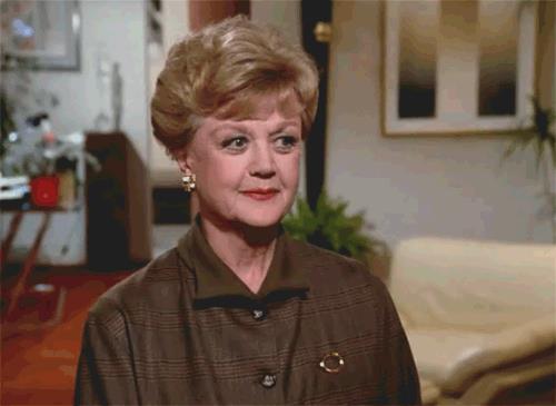 L'attrice interprete di Jessica Fletcher, Angela Lansbury Angela Lansbury, l'attrice interprete di Jessica Fletcher