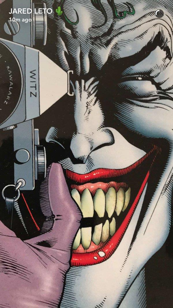 La cover di Killing Joke pubblicata da Jered Leto La copertina del fumetto Killin Joke di Alan Moore