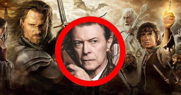 Gandalf de Il Signore degli Anelli poteva essere interpretato da David Bowie David Bowie nella locandina de Il Signore degli Anelli
