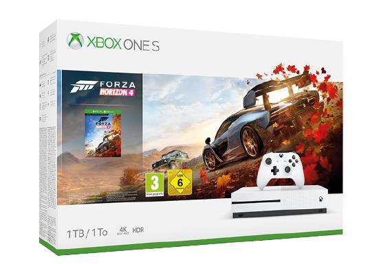 CONSOLE XBOX ONE S + FORZA HORIZON 4 Immagine stampa di XBOX ONE S + FORZA HORIZON 4