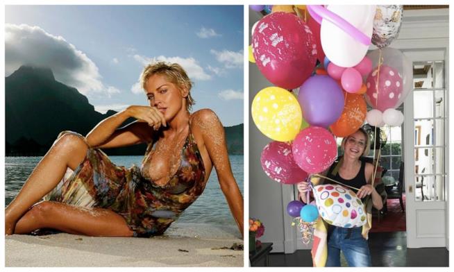Sharon Stone ha festeggiato il compleanno in famiglia Le foto del compleanno di Sharon Stone