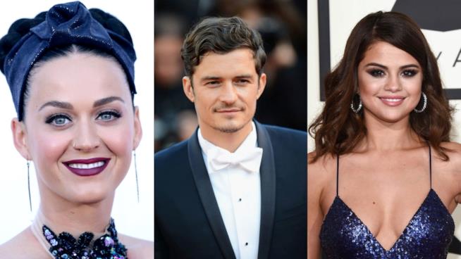 Katy Perry parla di Orlando Bloom e Selena Gomez Primo piano di Katy Perry e Orlando Bloom