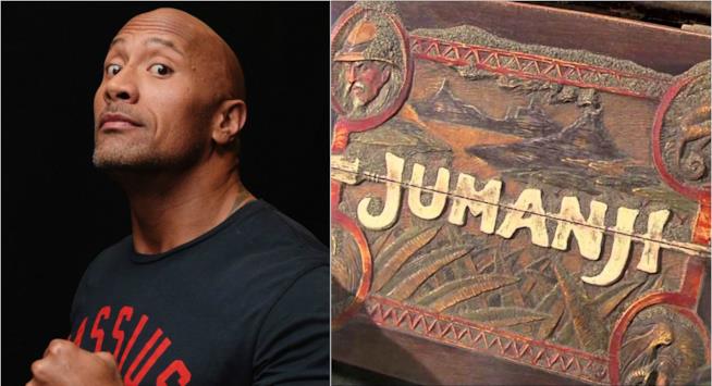 Dwayne Johnson in trattative per il ruolo che fu di Robin Williams Dwayne Johnson di fianco al diabolico gioco da tavola di Jumanji