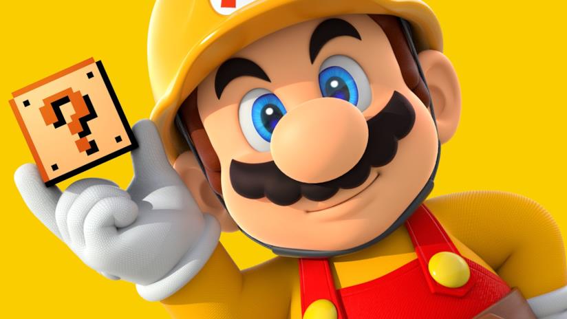 Super Mario Maker 2 esce a giugno, solo su Nintendo Switch Il faccione di Mario in Super Mario Maker 2