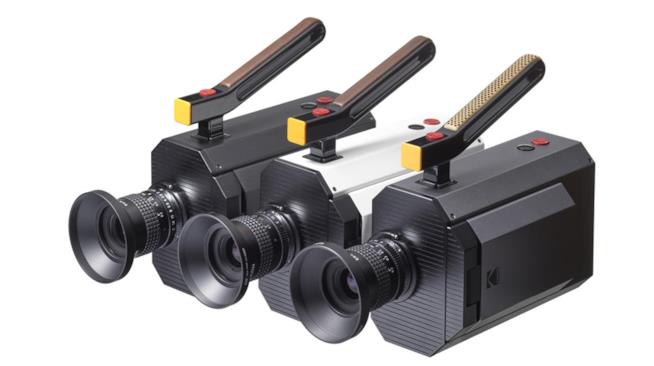 Kodak presenta una nuova versione della Super 8 Primo piano dei tre modelli della nuova Kodak Super 8