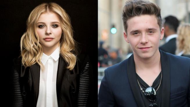 Chloë Moretz e Brooklyn Beckham stanno insieme Primo piano di Chloë Moretz e Brooklyn Beckham