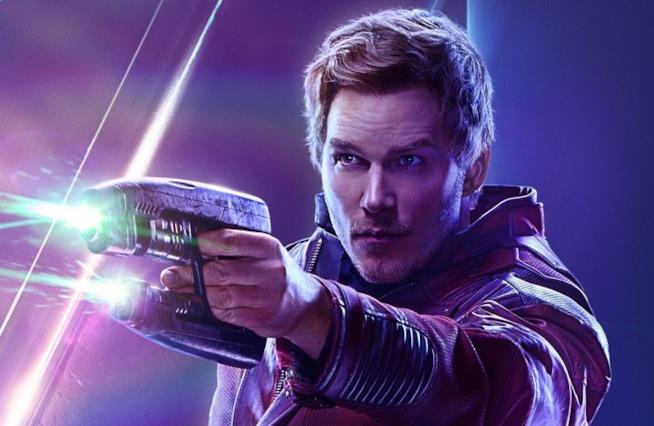 Chris Pratt: Guardiani della Galassia 3 si farà, e sarà una degna conclusione della trilogia Un primo piano di Chris Pratt come Star-Lord nel poster di Avengers: Infinity War