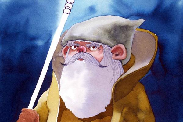 Yoda nella concept originale di Ralph McQuarrie Yoda nell'illustrazione di Ralph McQuarrie somiglia di più a Gandalf