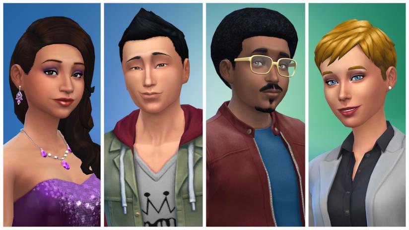 Tutte le novità dell'espansione The Sims 4 Stagioni Alcuni personaggi creati con The Sims 4