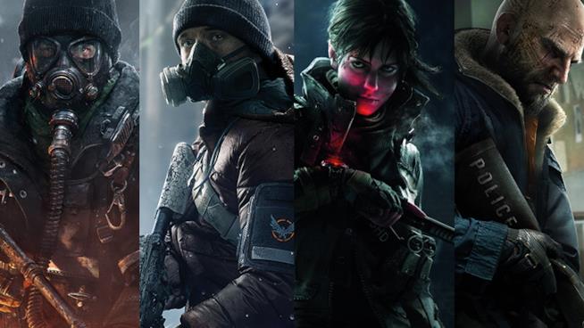 The Division, tutte le novità per l'aggiornamento del 24 maggio I personaggi di The Division nel character poster ufficiale