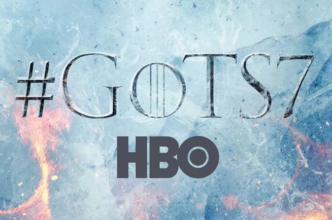Game of Thrones 7, il poster uficiale Logo di Game of Thrones 7 e HBO nel poster