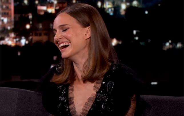 Natalie Portman Natalie Portman al Jimmy Kimmel Live!