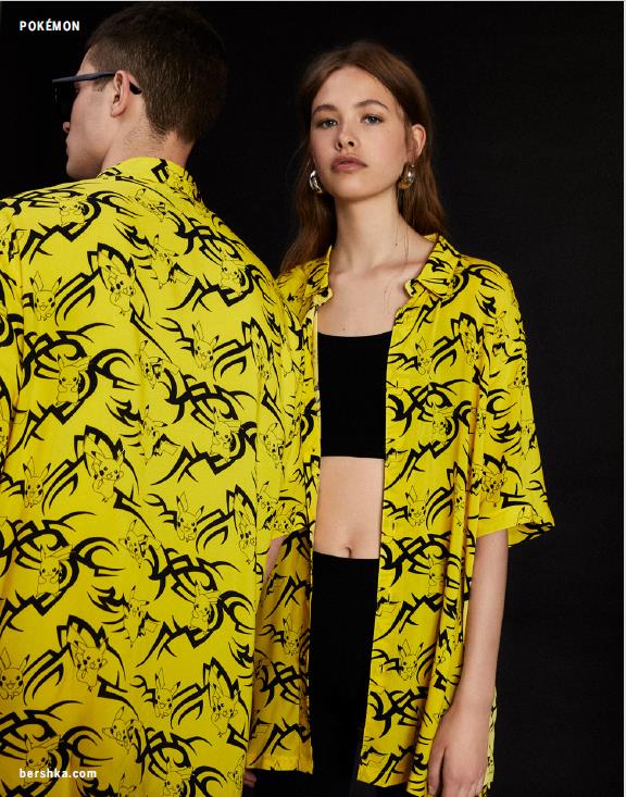 Bershka Pokémon Le due camicie Bershka a tema Pokémon
