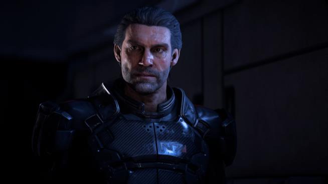 Tanti dettagli ufficiali per Mass Effect: Andromeda Un primo piano del padre dei due protagonisti di Mass Effect: Andromeda
