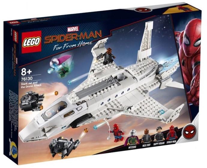 Un set LEGO anticipa una battaglia di Spider-Man: Far From Home Prima immagine del set LEGO Stark Jet and the Drone Attack, non ancora in commercio