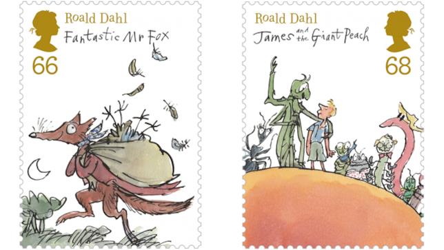Francobolli Roald Dahl Francobolli per Roald Dahl