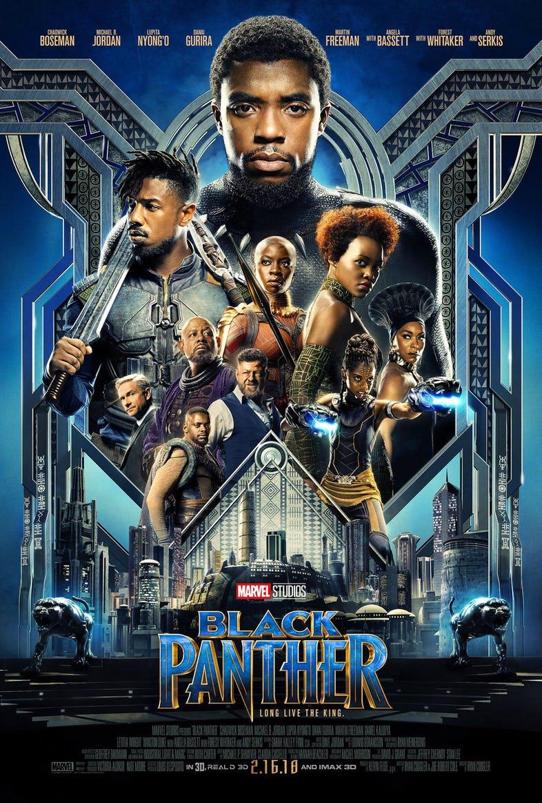 Il nuovo poster di Black Panther Il cast di Black Panther riunito nel nuovo poster