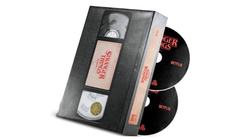 DVD Stranger Things a forma di videocassetta I DVD di Stranger Things