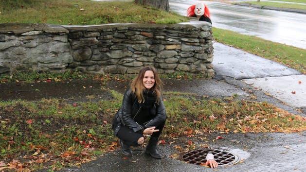 Tour Bangor Una ragazza durante il tour di Bangor