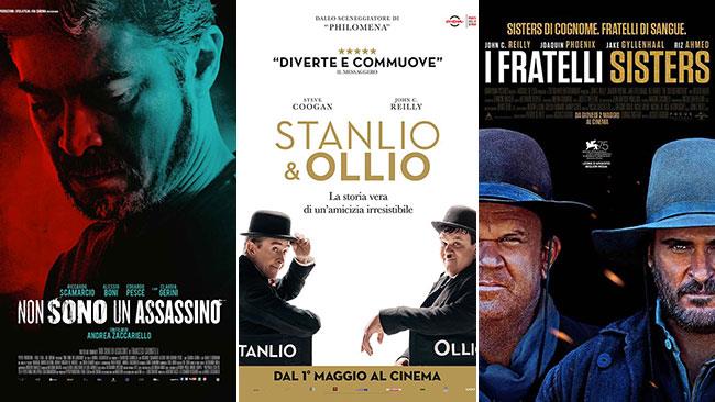Weekend al cinema: i film in sala il 4 e 5 maggio 2019 I poster di Non sono un assassino/Stanlio & Ollio/I fratelli Sisters