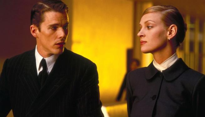 Gattaca - trama e spiegazione del finale Ethan Hawke e Uma Thurman in Gattaca