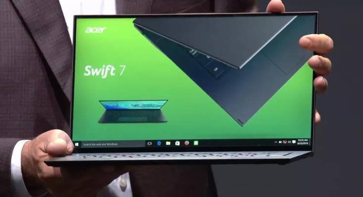 Il laptop più sottile al mondo è marchiato Acer L'Acer Swift 7