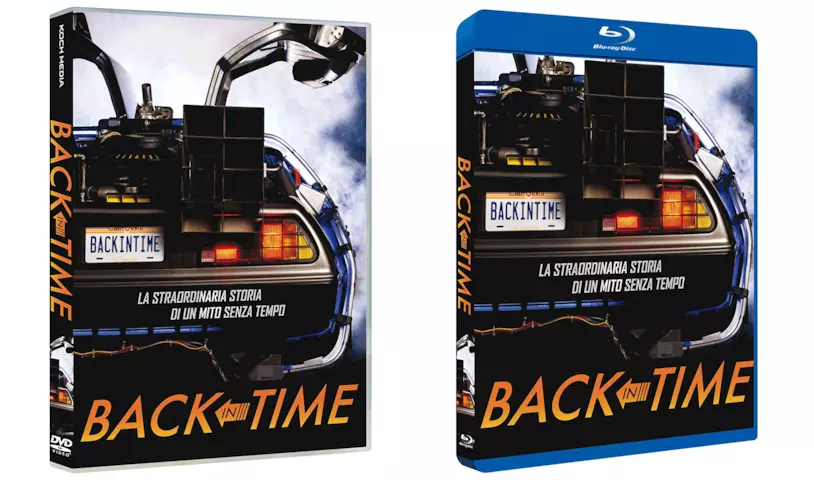 Back in Time: il documentario in Home Video Le cover delle edizioni DVD e Blu-ray di Back in Time