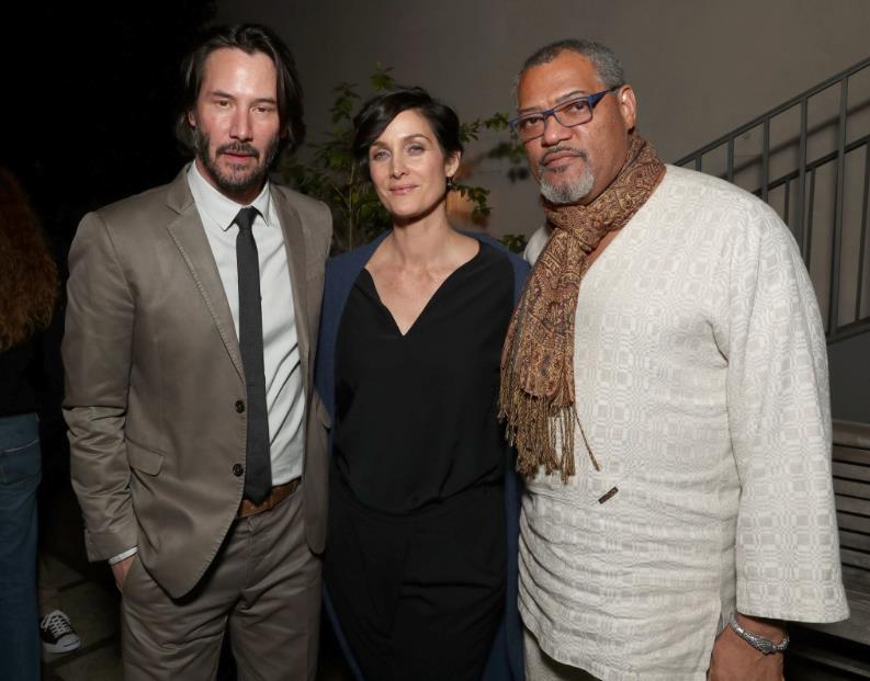 Reunion Matrix Reunión di Matrix alla prima di John Wick 2