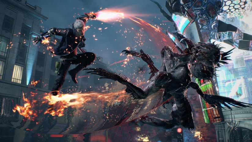La prima recensione di Devil May Cry 5 arriva da Famitsu Nero in azione in Devil May Cry 5