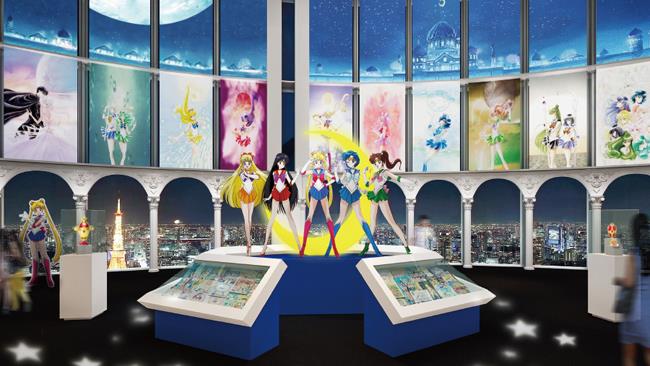 Il manga Sailor Moon è protagonista di una mostra e di un ristorante a tema a Tokyo L'ingresso della mostra dedicata a Sailor Moon a Tokyo