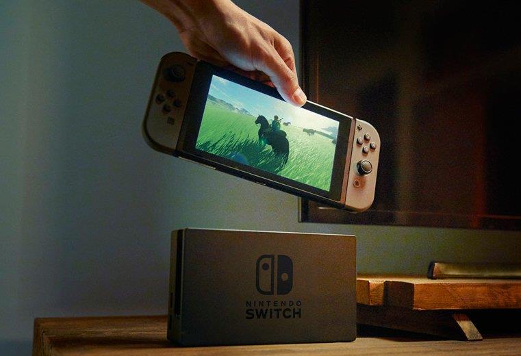 Nintendo Switch modalità portatile Nintendo Switch Zelda