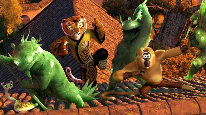 Kung Fu Panda 3, i Cinque Cicloni che difendono la Valle della Pace I cinque Cicloni