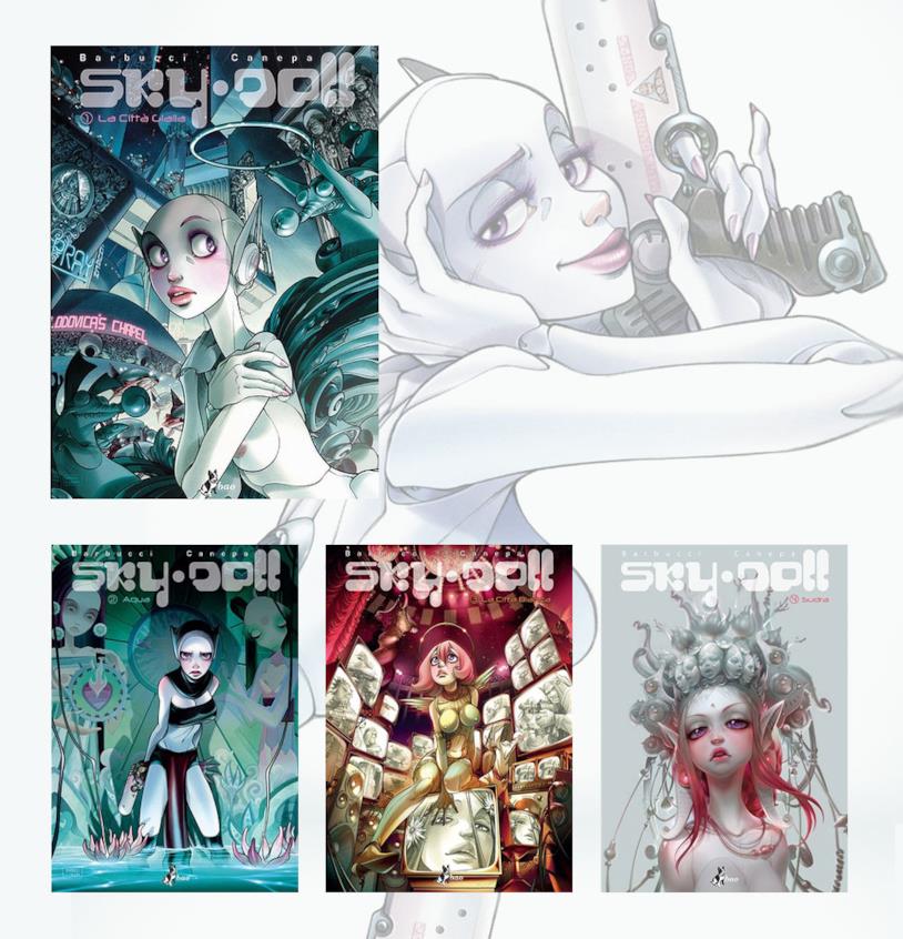 Sky Doll - BAO Publishing I 4 volumi cartonati di Sky Doll editi da BAO in Italia