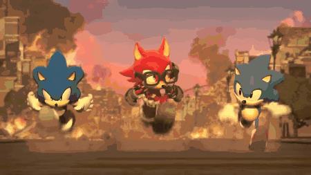 Un nuovo video di gameplay per Sonic Forces I protagonisti di Sonic Forces in GIF