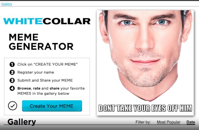 White Collar lancia il suo meme generator