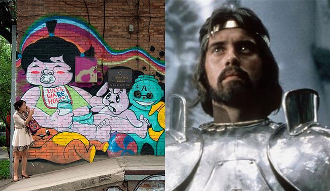 Il network americano FOX produrrà la serie TV Camelot Immagine di un murales