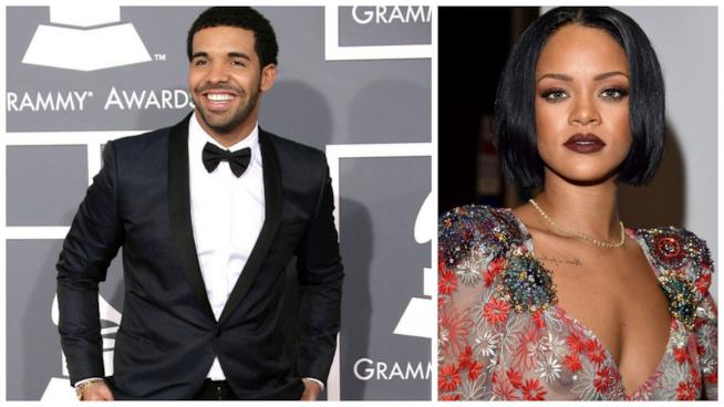 Drake vuole un figlio da Rihanna Primo piano di Drake e Rihanna