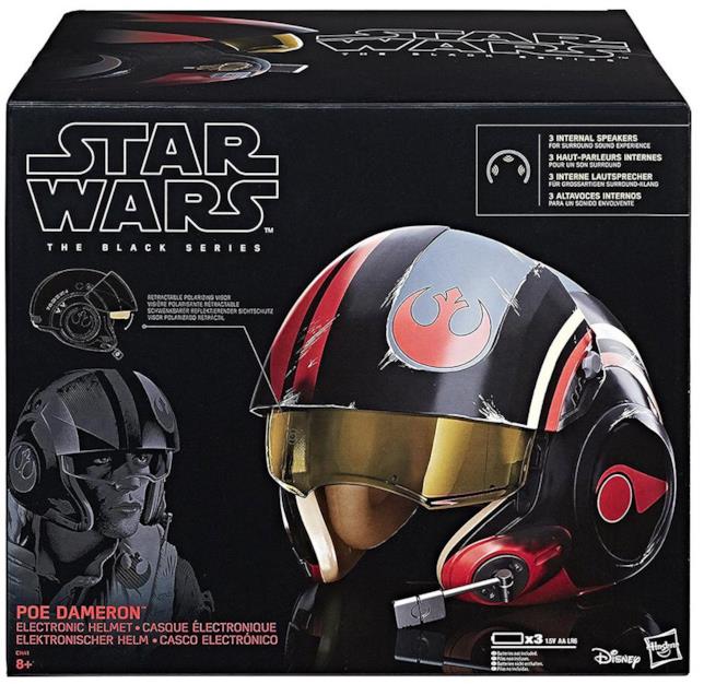 Casco Poe Dameron Scatole del casco di Poe Dameron